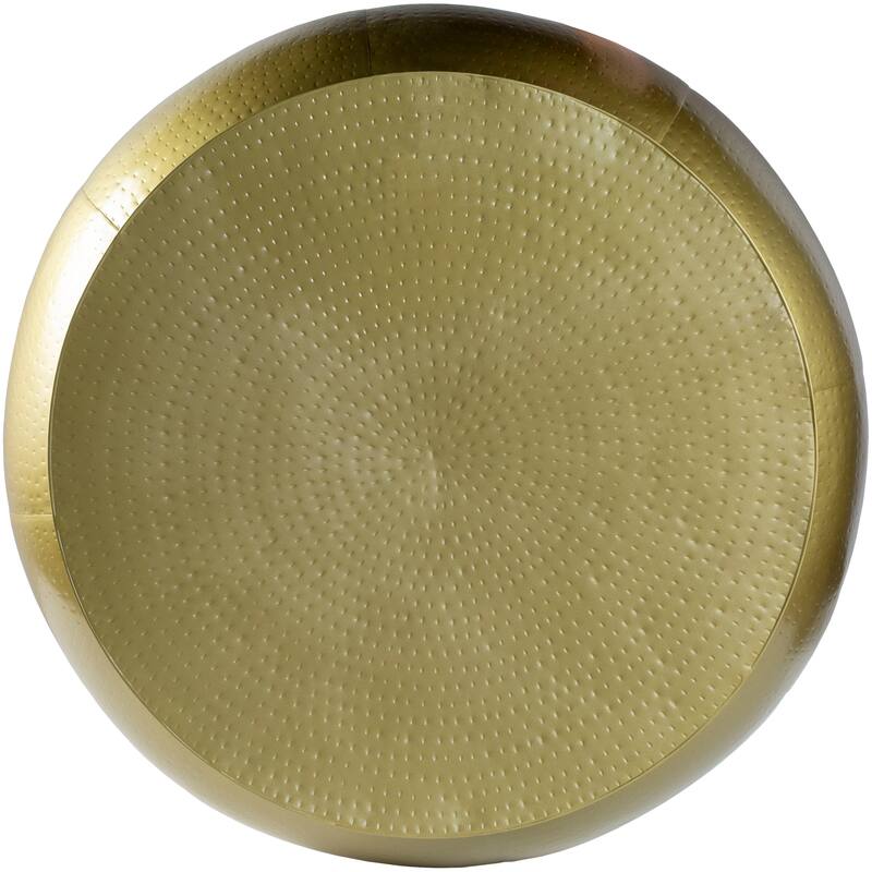 Rocca Hand Hammered Metal Side Table