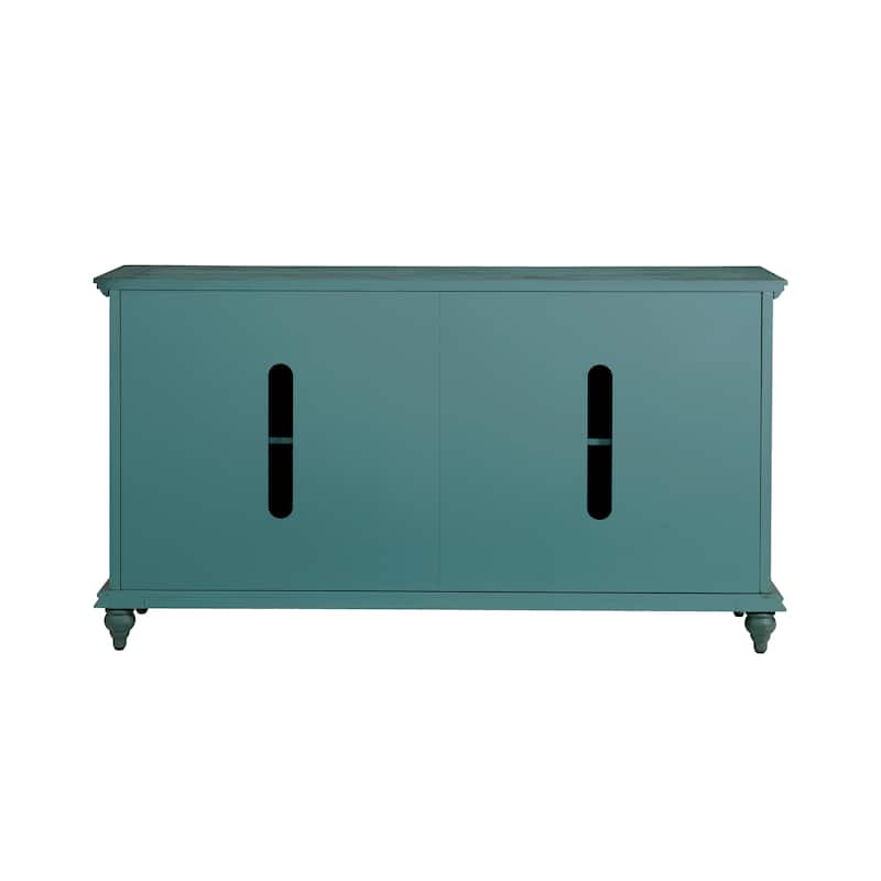 Garden District Solid Wood 65" TV Stand Console