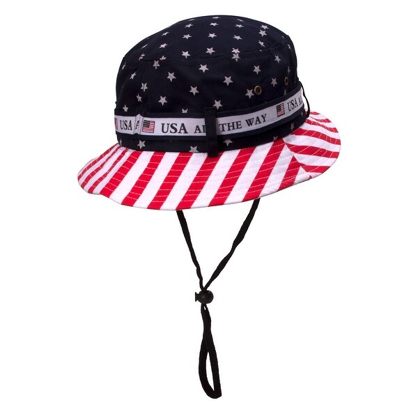 usa all the way bucket hat