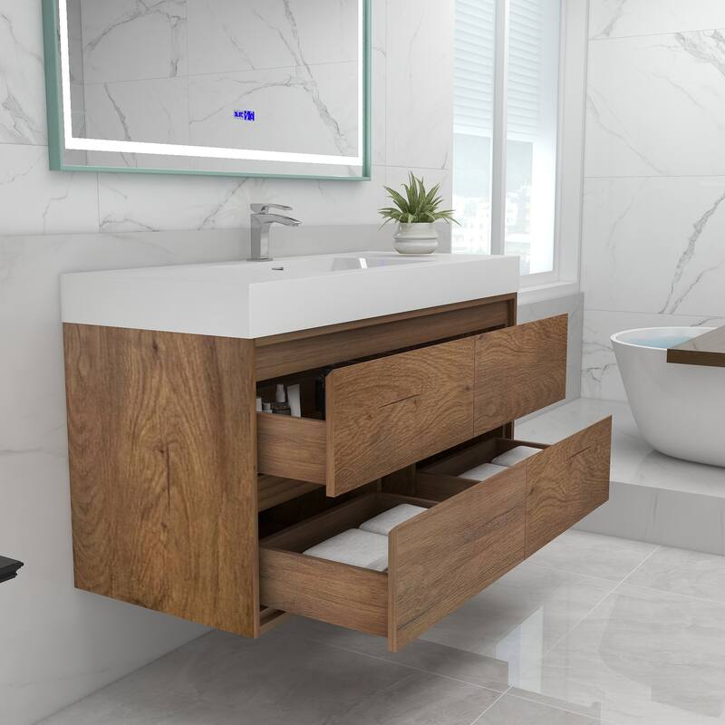 Morava 42" Floating Vanity with Single Sink - 42
