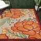preview thumbnail 14 of 17, Mahalo Hibiscus Floral Textured Indoor/Outdoor Area Rug