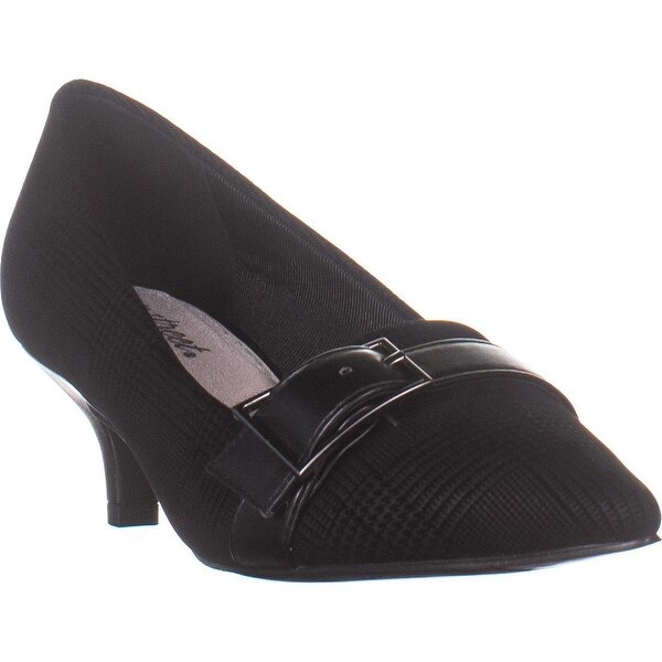 easy street black pumps