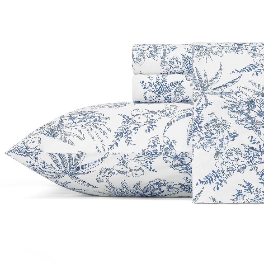 Tommy Bahama Cotton Printed Sheet Sets and Pillowcase Pairs