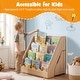 preview thumbnail 8 of 18, Costway Kids’ Bookshelf & Toy Storage Organizer with Rolling Drawer