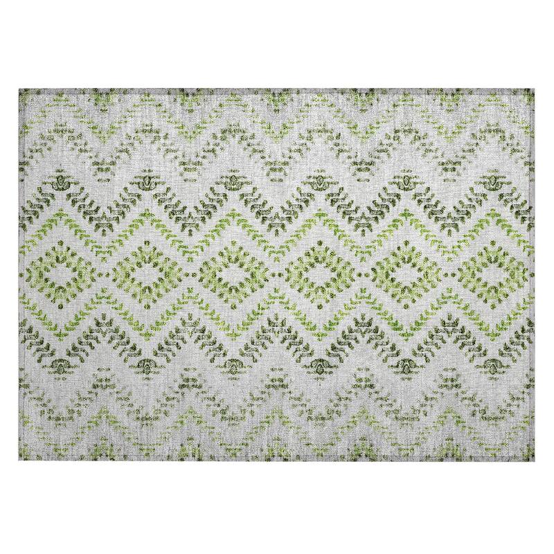 Machine Washable Indoor/ Outdoor Chantille Boho Global Rug