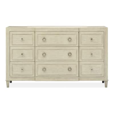 Magnussen Home Sheridan Limestone Drawer Dresser