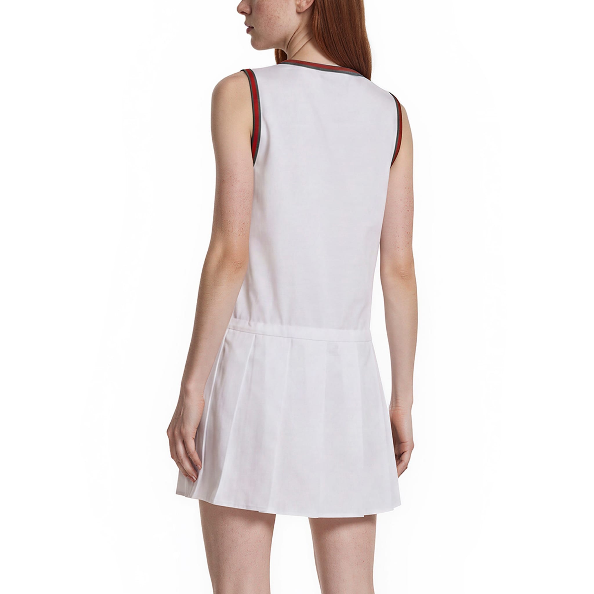 gucci cotton dress Web Striped Poplin everyday2 detachable and adjustable waist Burgundy Floral Chiffon Wrap classy elegant gucci dress Color:As_Pictures