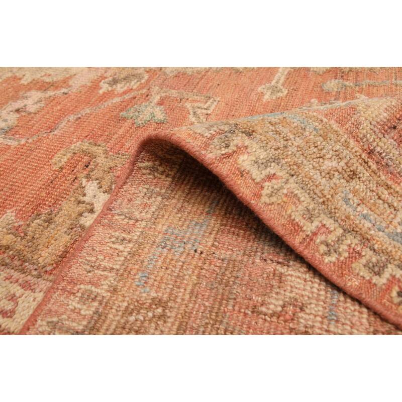 ECARPETGALLERY Hand-knotted Jules Serapi Dark Copper Wool Rug - 9'0 x 12'2