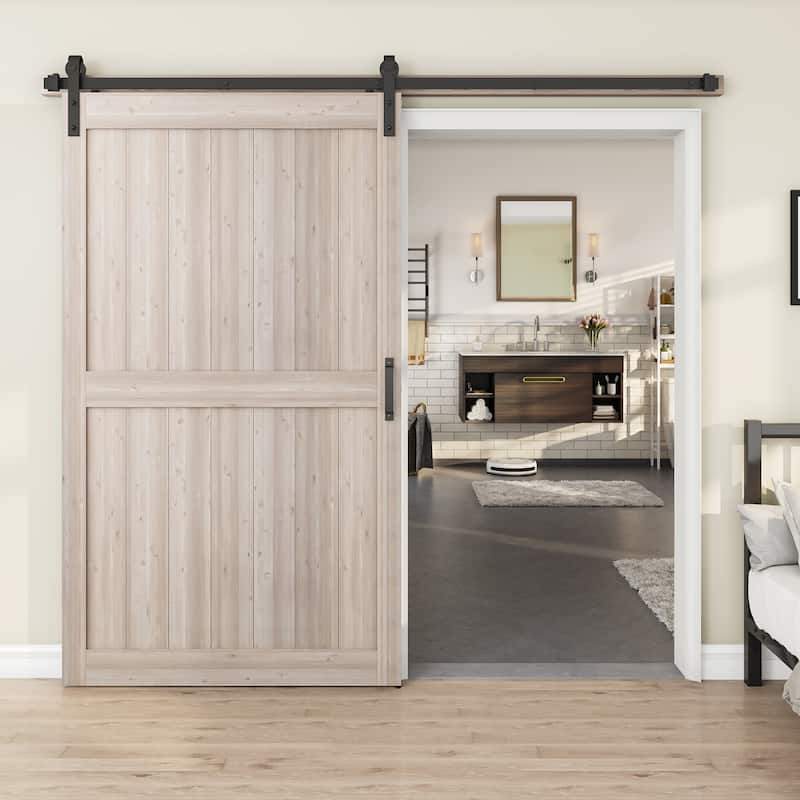 48"X84" Barn Doors with Hardware - Wood - 48"