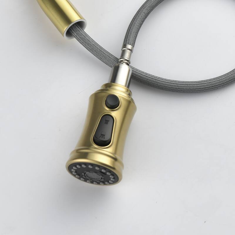 High Arc Stainless Steel Kitchen Faucet with Pull Down Sprayer