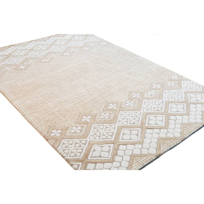 Bashian Esmeralda Beige Transitional Area Rug