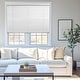 preview thumbnail 1 of 3, Chicology Light Filtering Cordless Vinyl Mini Window Blinds - 1" Slats - White 48" Height Sizes