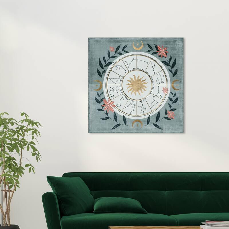 Wynwood Studio Canvas Abstract Zodiac Constellations Gold and Modern & Contemporary Wall Art Canvas Print - 30 x 30
