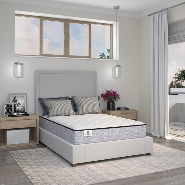 slide 2 of 12, Kingsdown Prime Parkman Firm Innerspring Multi-Layered Comfort Cool Quilted Top 12-Inch Luxury Mattress with Set Option