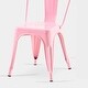 preview thumbnail 19 of 116, Industrial Metal 18 Inch Stackable Dining Chair Set