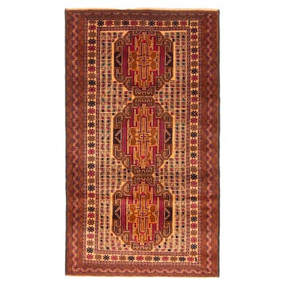 Teimani Brown Rug 2'8" x 5'1" - 2'8 x 5'1