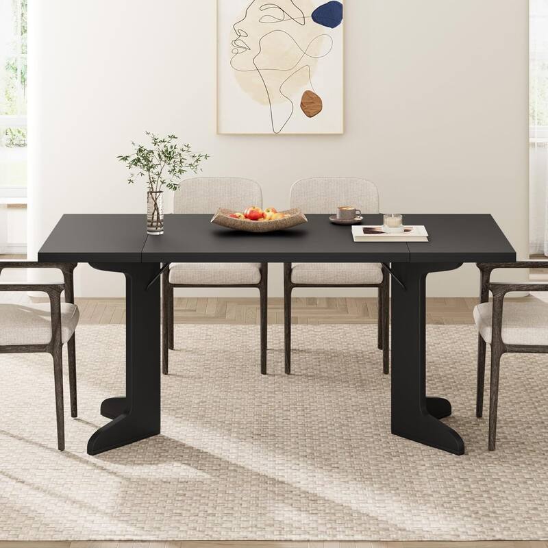 71 Inch Farmhouse Kitchen Dining Table for 6 to 8 Dining Room, Office and Living Room (Only Table)