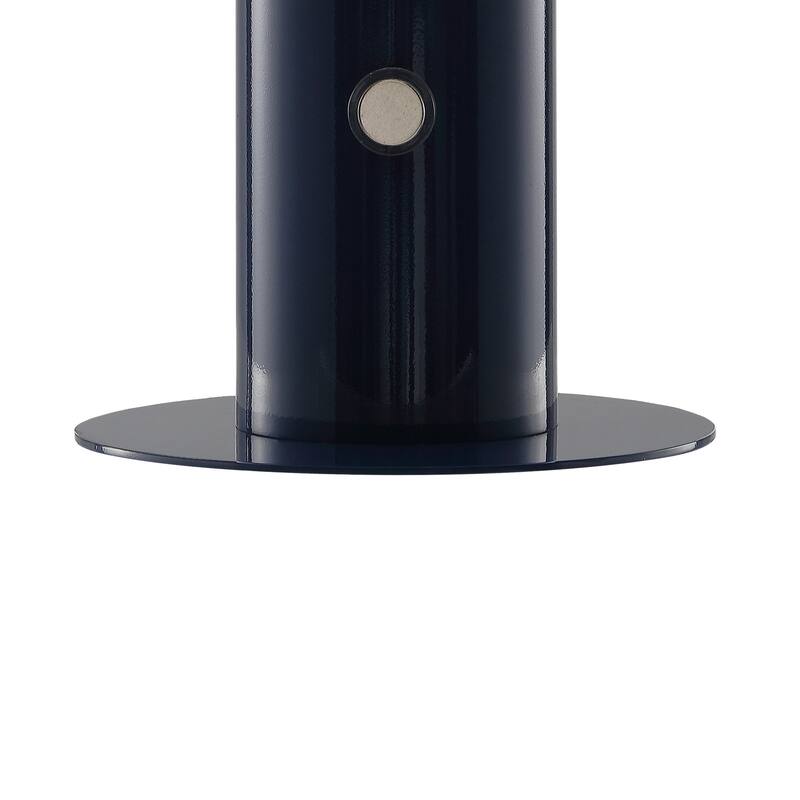 Porcini 10.75" Contemporary Bohemian Rechargeable/Cordless Iron Integrated LED Mushroom Table Lamp, by JONATHAN Y