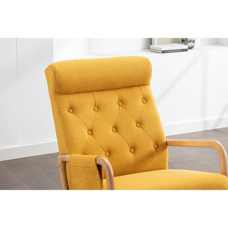 Rocking Armchair With Ottoman for Living Room