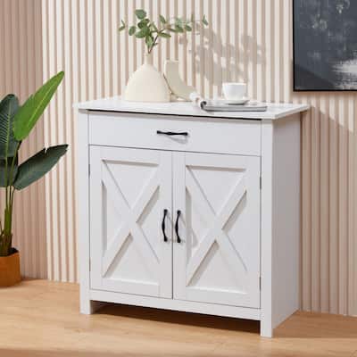 AVAWING Kitchen Sideboard Buffet Cabinet Entryway Cupboard Server