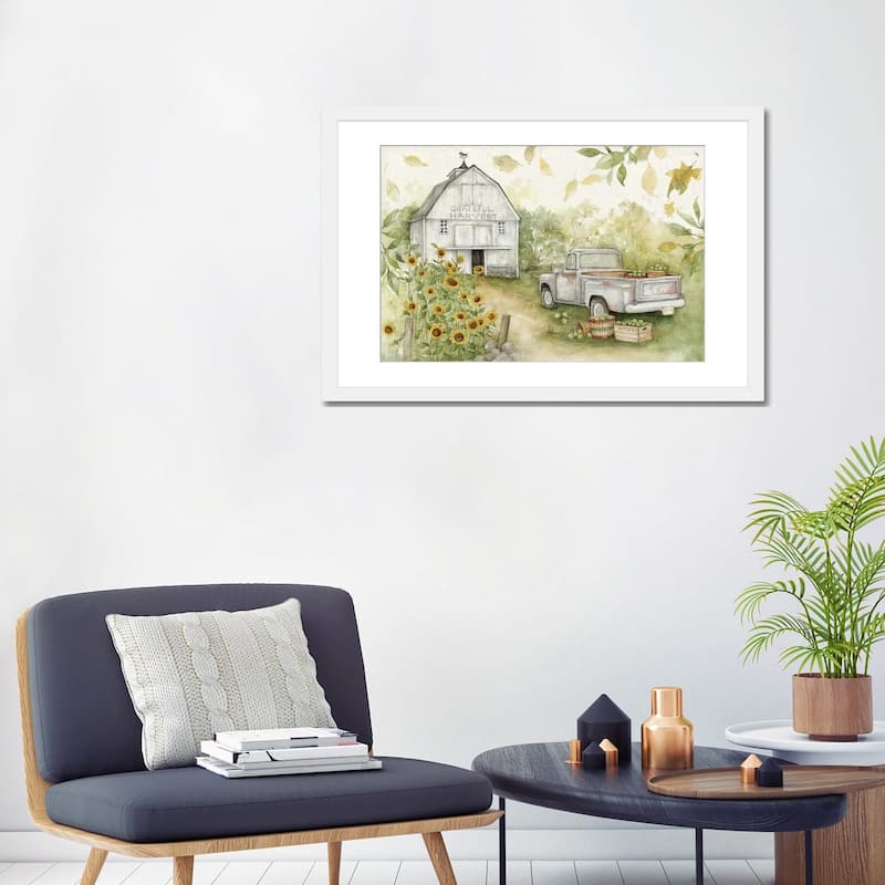 iCanvas "Gray Barn-Horiztontal" by Susan Winget