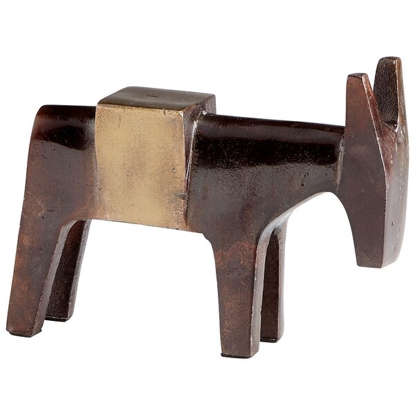 Cyan Design 09721 Bongo Aluminum Horse Statue - Bronze