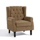 preview thumbnail 10 of 76, Button-Tufted Accent Chair Wingback Armchair - 38"H