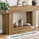 preview thumbnail 6 of 47, Farmhouse 2-Tier Entryway Table for Living Room, Hallway, Foyer