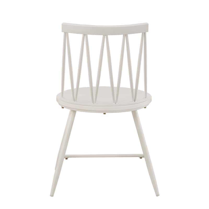 Truman Zigzag Low Back Windsor Classic Dining Chairs (Set of 2) by iNSPIRE Q Modern