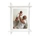 preview thumbnail 1 of 0, White Lucite Picture Frame Size 5x7 - 8.9x11.2x2.3 inches White/Clear