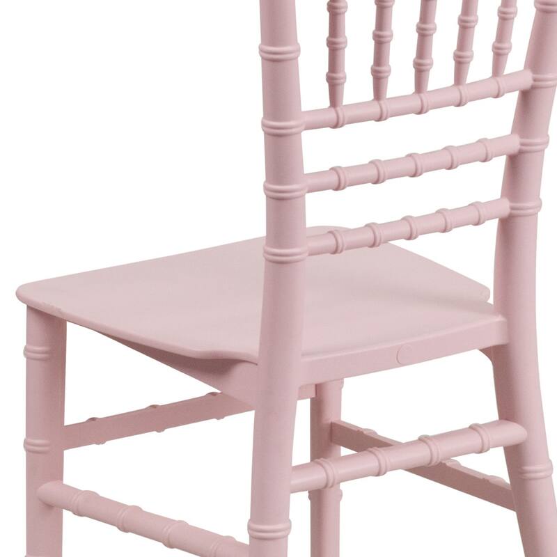 Kids Resin Stacking Chiavari Chairs for Formal Events (Set of 10)