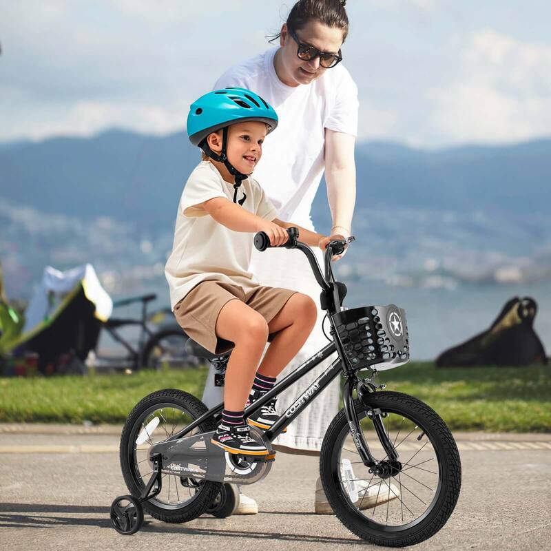 Costway 12"/14"/16"/18" Kid’s Bike with Training Wheels Adjustable - See Details