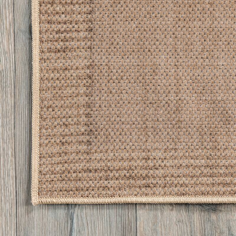 Nuloom Madie SuperiorWash Transitional Bordered Easy-Jute Machine Washable Area Rug