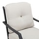 preview thumbnail 18 of 21, Patio Festival 4-Piece Outdoor Metal Sofa and Chair Set with Coffee Table