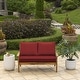 preview thumbnail 43 of 47, ARDEN Outdoor Loveseat Cushion Set, 48 x 24