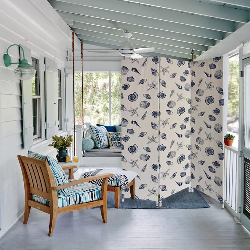Screen Gems 3 Panel Fabric Kaia Screen - 47 x 71 - 47 x 71
