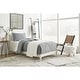 preview thumbnail 1 of 8, Tannally White Platform Bed Twin