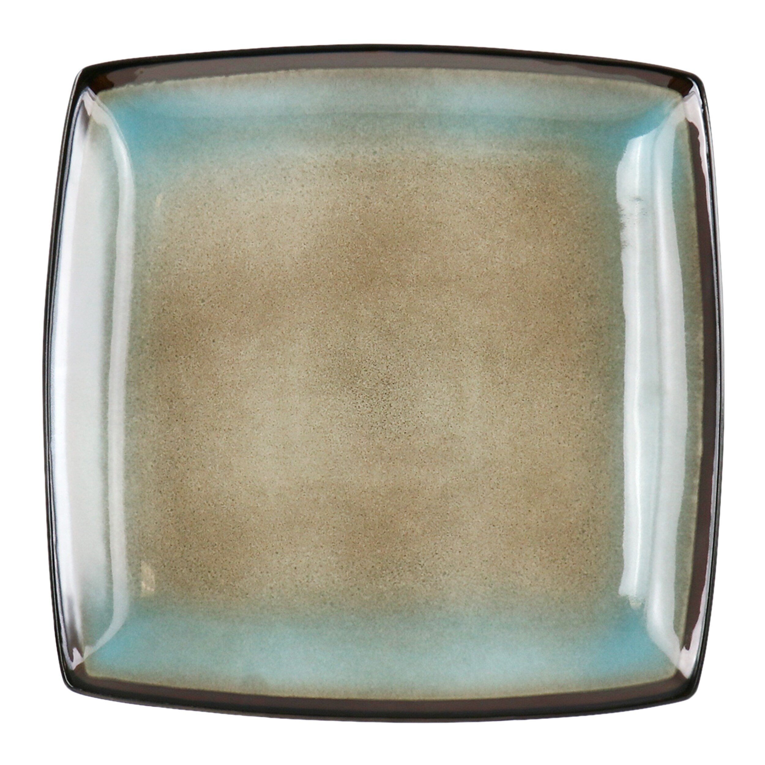 Hometrends Tequesta 12 Piece Square Stoneware Dinnerware Set in