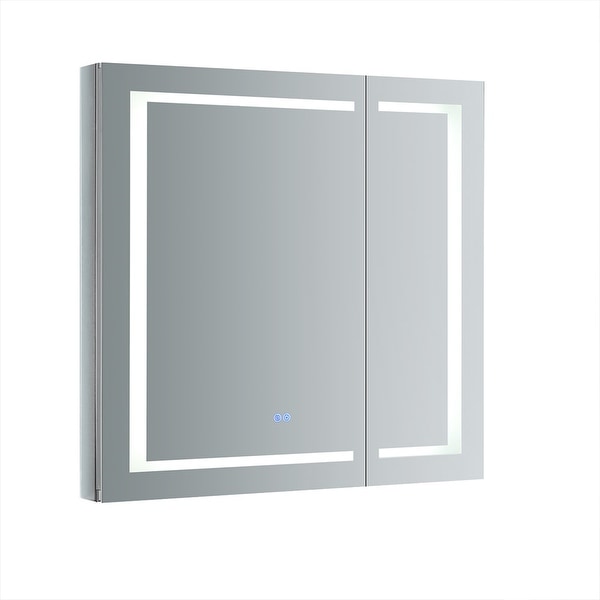 Fresca FMC023636 Luminosa 36" x 36" Lighted Frameless Medicine Cabinet with 4 Shelves and Defogger - Mirror