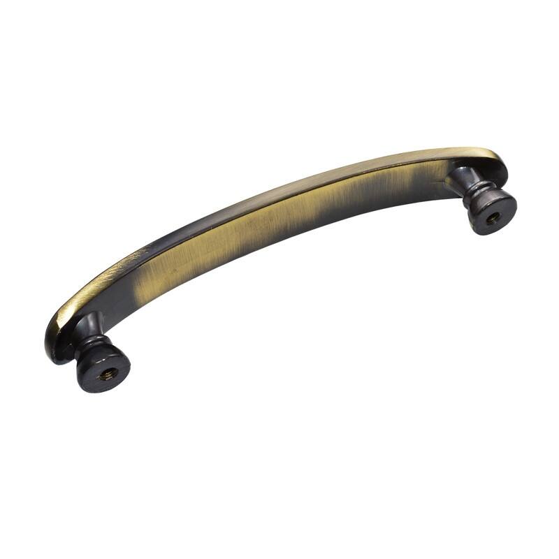 Utopia Alley Roma Pull Handle - Decorative Cabinet Drop Pull Handles for Cabinets, Antique Brass, 3.8" Center to Center