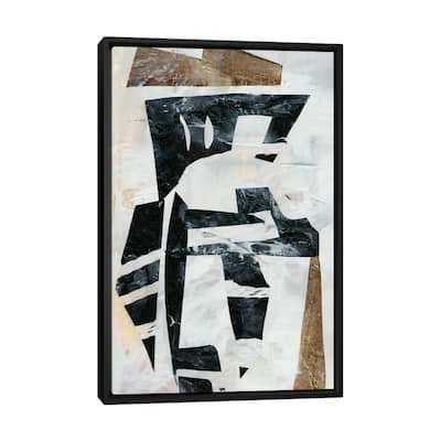 iCanvas "Tribal Collage I" by Jennifer Goldberger Framed Canvas Print