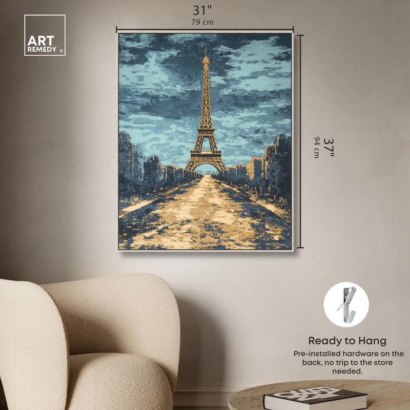 Textured Paris Embroidery Canvas by Art Remedy