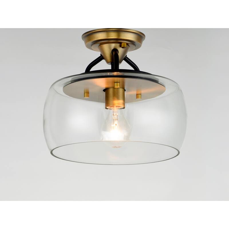 Goblet 1-Light Semi Flush Mount
