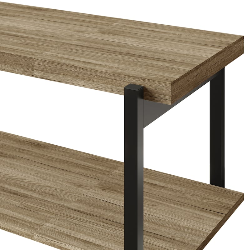 CraftPorch Rustic Metal TV Stand