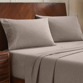 Superior Rome Brushed Flannel Cotton Pillowcases Set Of 2 Bed Bath 