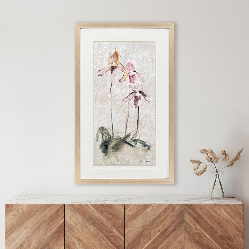 Paragon Purple Dancing Orchid I Framed Art