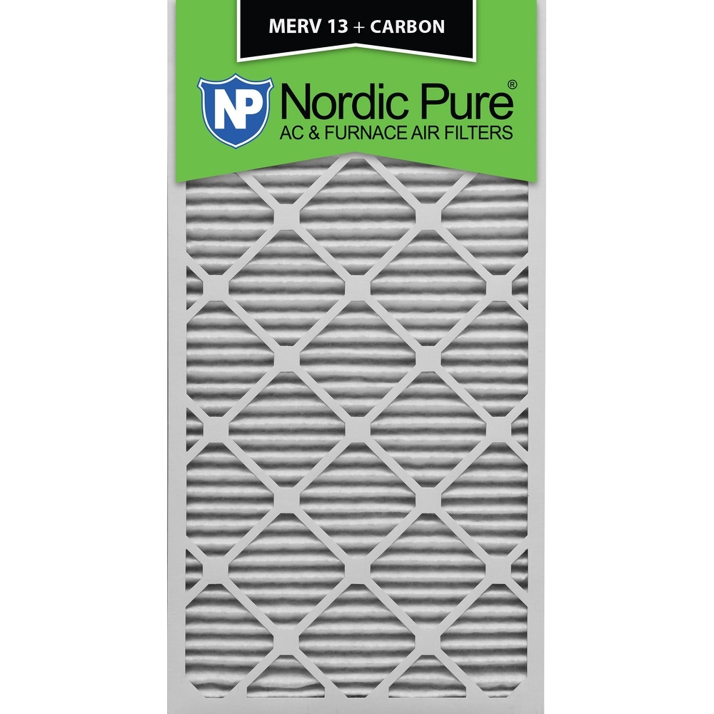 Nordic Pure 20x30x1 MERV 13 Plus Carbon AC Furnace Air Filters Qty