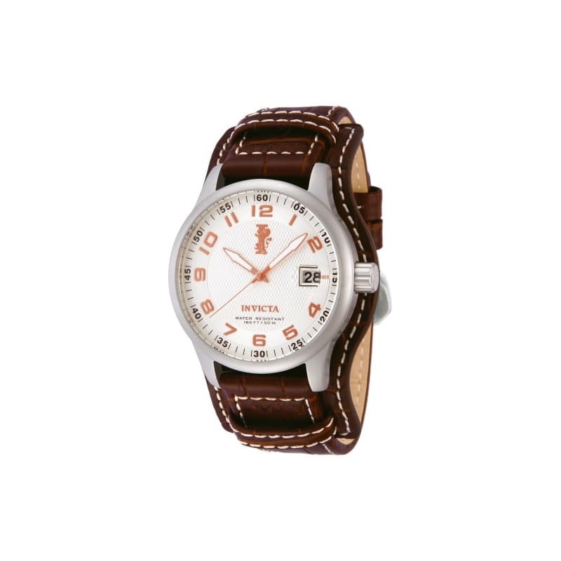 Invicta Men's 12552 I-Force Quartz 3 Hand Silver Dial Watch