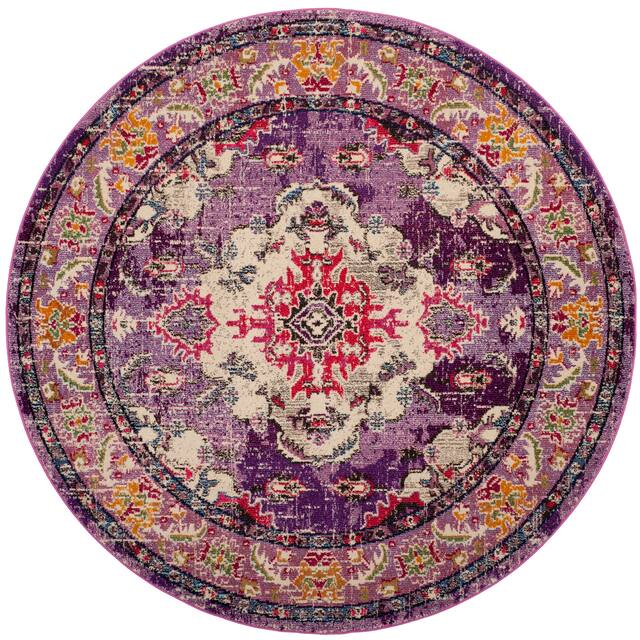 SAFAVIEH Monaco Lillie Boho Medallion Distressed Area Rug