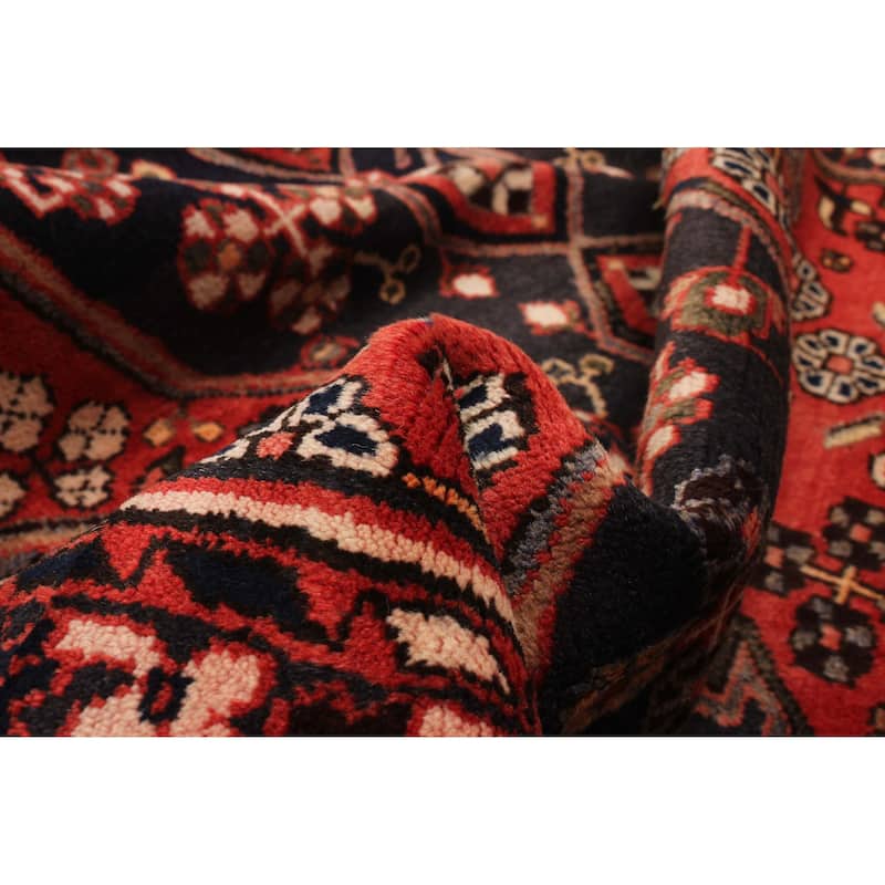 ECARPETGALLERY Hand-knotted Anadol Red Wool Rug - 4'1 x 12'11